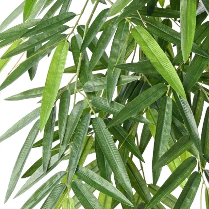 feuillage de BAMBOU retombant artificiel 120 cm ANTI FEU - détails feuilles