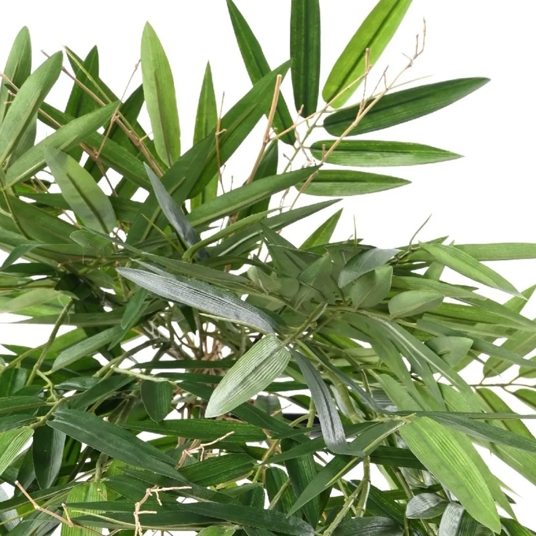feuilles de BAMBOU artificiel travaillé en chute de 120 cm ignifugée  - détails feuillage
