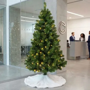 Sapin artificiel lumière du nord 150 cm à 240 cm avec led