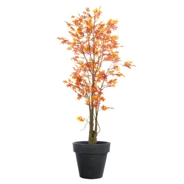 ERABLE artificiel (Aralia)  190 cm automne en pot de présentation