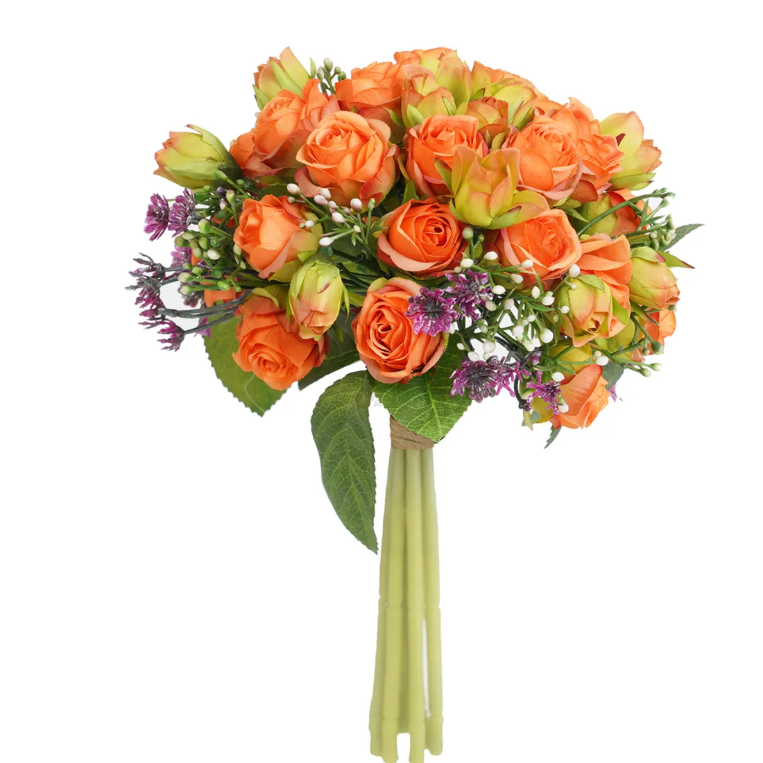 bouquet de mini ROSES artificielles 25 cm