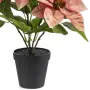 POINSETTIA artificiel 45 cm en pot - pot fourni