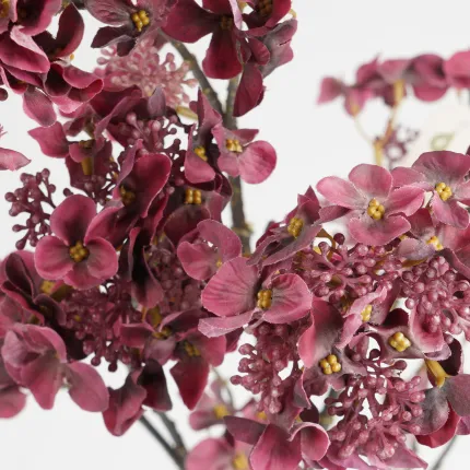Hydrangea artificiel 120 cm - tête