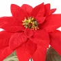 POINSETTIA artificiel grande taille (Etoile de Noël) 80 cm - détails