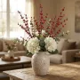 branche BAIES artificielle 90 cm - composition dans un salon