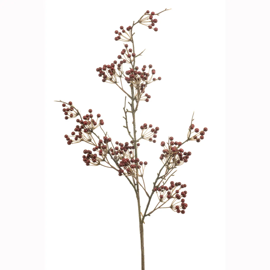 branche BAIES artificielles 80 cm bourgogne
