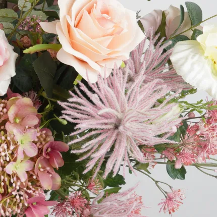 bouquet artificiel pastel 60 cm - détails