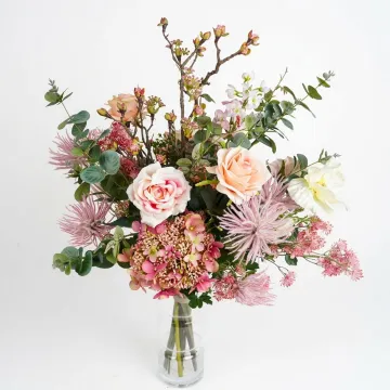 bouquet artificiel pastel 60 cm