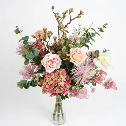 bouquet artificiel pastel 60 cm