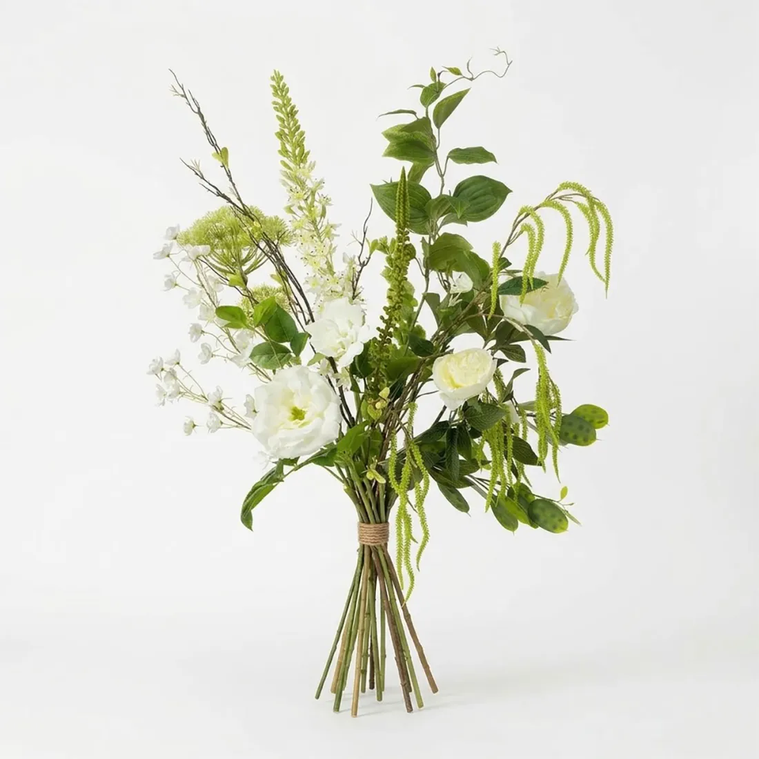 bouquet artificiel blanc 95 cm