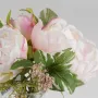 bouquet de PIVOINES artificielles 20 cm rose - détail