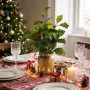 HOUX artificiel 40 cm détails sur une table de fête