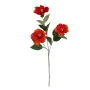 HIBISCUS artificiel rouge 80 cm  en tige