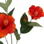 HIBISCUS artificiel rouge 80 cm   bouton et fleurs