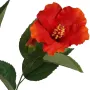 HIBISCUS artificiel rouge 80 cm fleurs