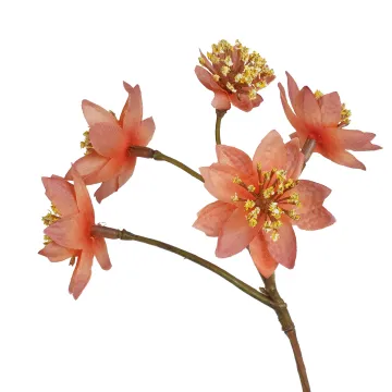 DEUTZIA artificiel 70 cm rose détail