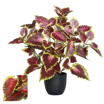 Coléus artificiel 35 cm - 2 coloris