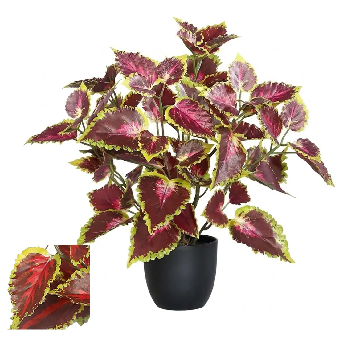 Coléus artificiel 35 cm - 2 coloris
