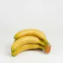 lot de 5 BANANES artificielles 20 cm - vu de coté