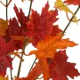 piquet artificiel d'ERABLE 40 cm automne  (Aralia) - détails feuilles