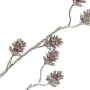 Branche artificielle de  pommes de pin 80 cm effet pailleté