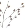 Branche artificielle de  pommes de pin 80 cm effet pailleté