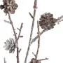 Branche artificielle de  pommes de pin 70 cm effet pailleté