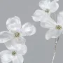 Cornouiller artificiel translucide 86 cm  détails fleurs