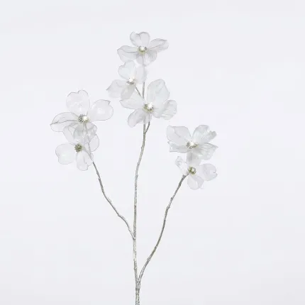 Cornouiller artificiel translucide 86 cm