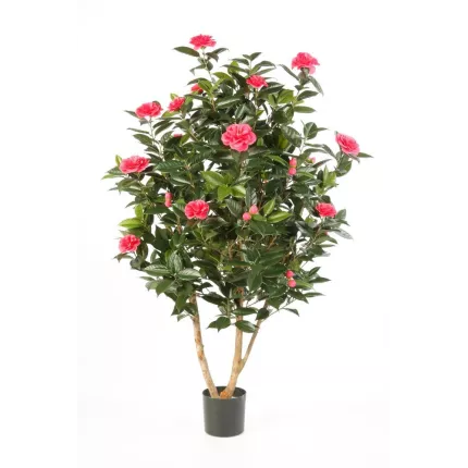 CAMELIA artificiel JAPONICA large 150 cm rose