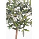 OLIVIER artificiel NEW tronc noueux 150 à 210 cm (olives noires)