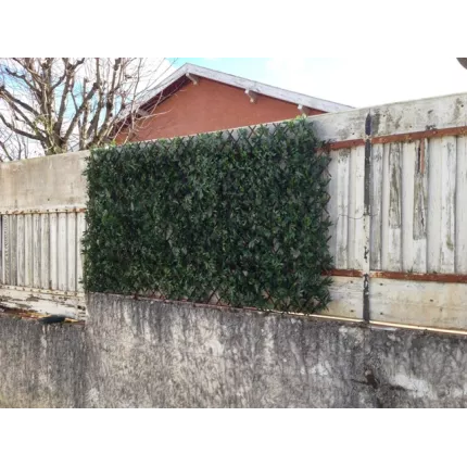 installation Palissade Aralia artificielle 2 m x 1 m modulable