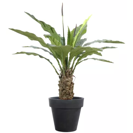 ANTHURIUM artificiel JUNGLE KING 130 cm en pot