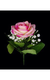 bouquet de ROSES artificielles 21 cm