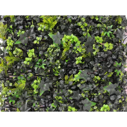 feuillage MUR fond buis et lierre  50 x 50 cm