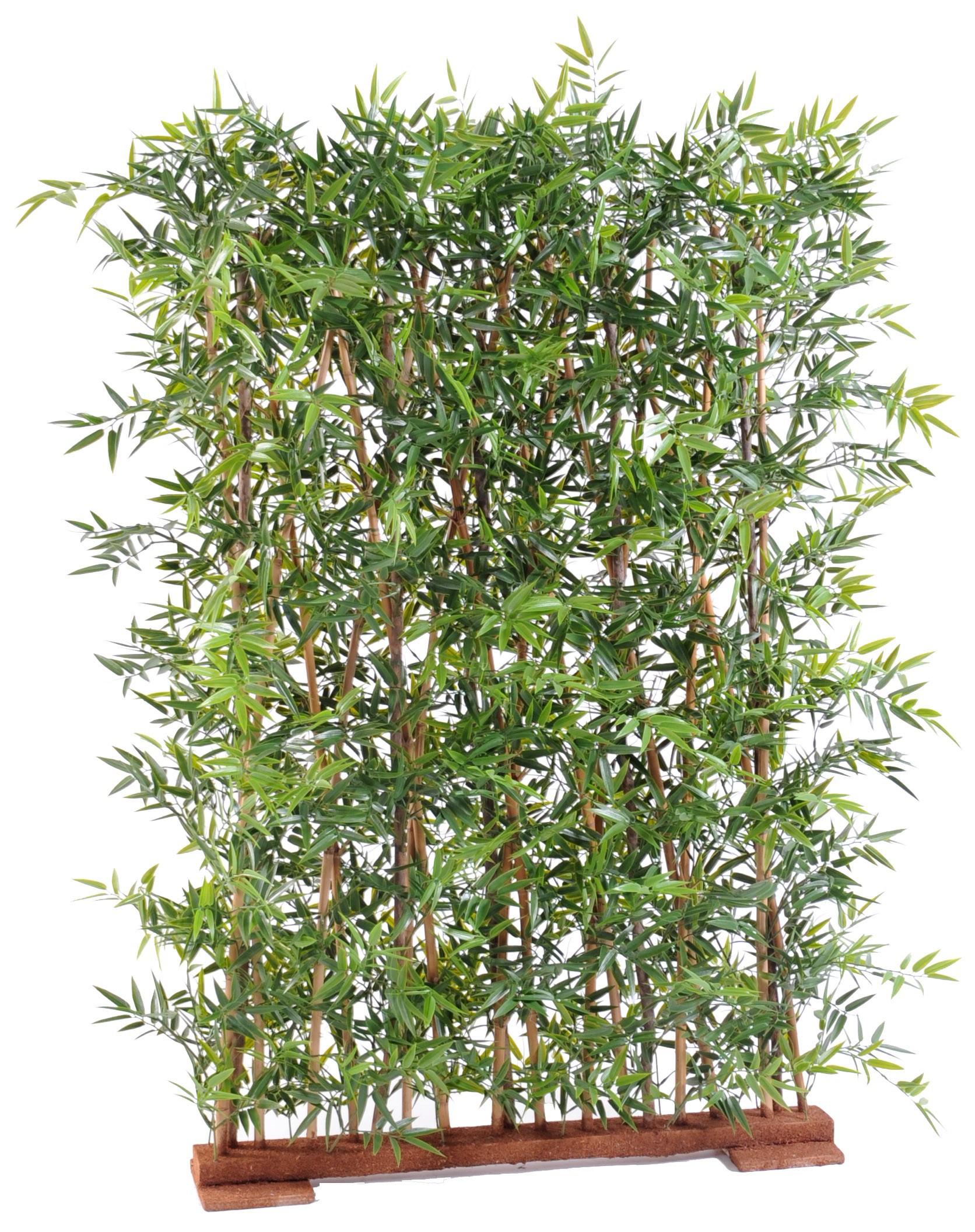 Haie artificielle bambou dense japenese plast 90 à 180 cm largeur 110 cm - bambous  artificiels | Reflets Nature