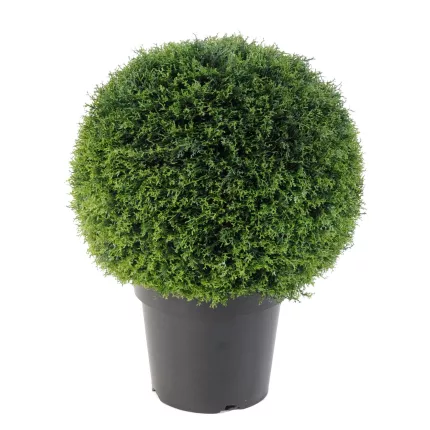 CYPRES artificiel BOULE en pot 45 cm