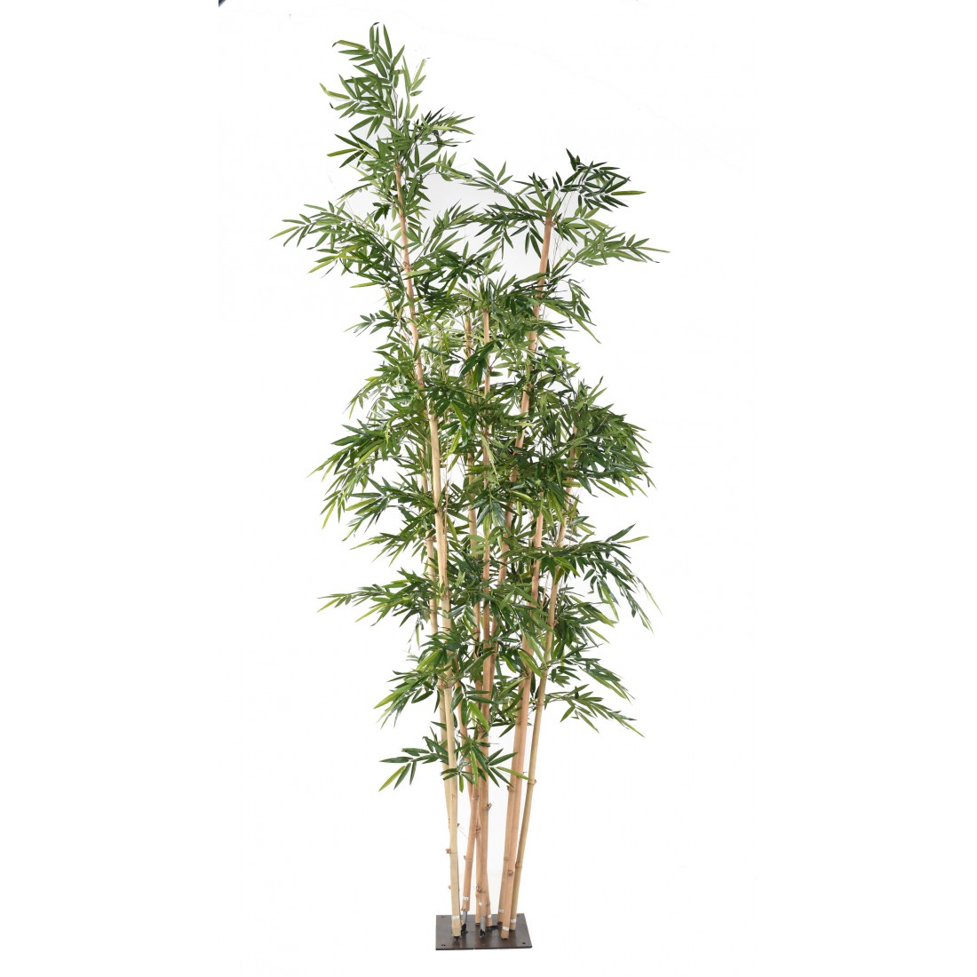Bambou artificiel en pot 12 cannes, 2400 feuilles, H 180 cm, D 60 cm du  site