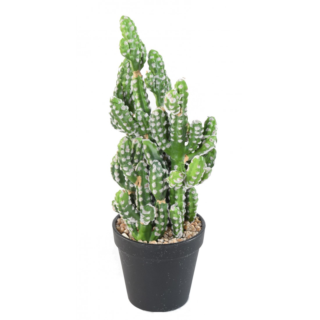 Cactus artificiel en pot 35 cm - mini cactus et mini plantes grasses  artificiels | Reflets Nature