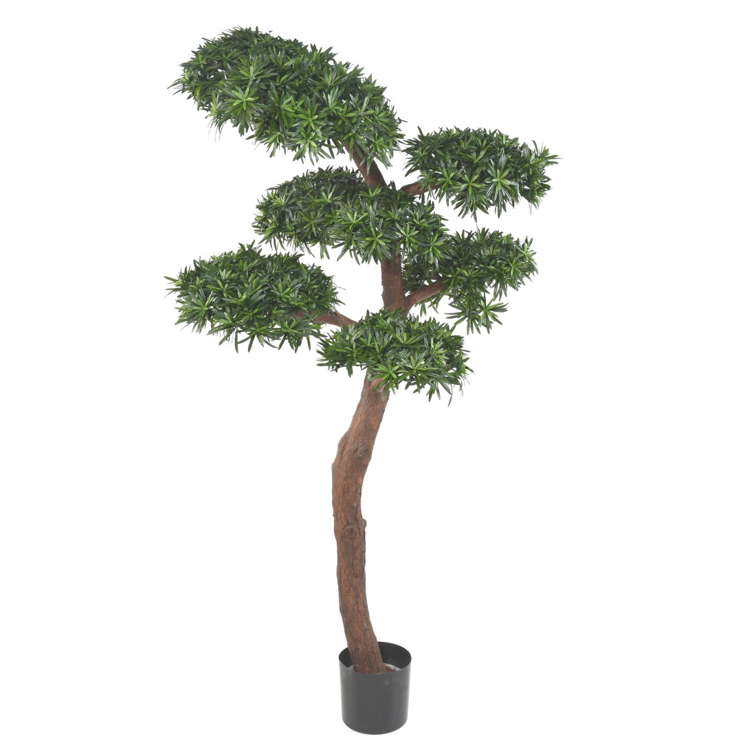 Bonsaï artificiel tronc bois naturel - 12 références