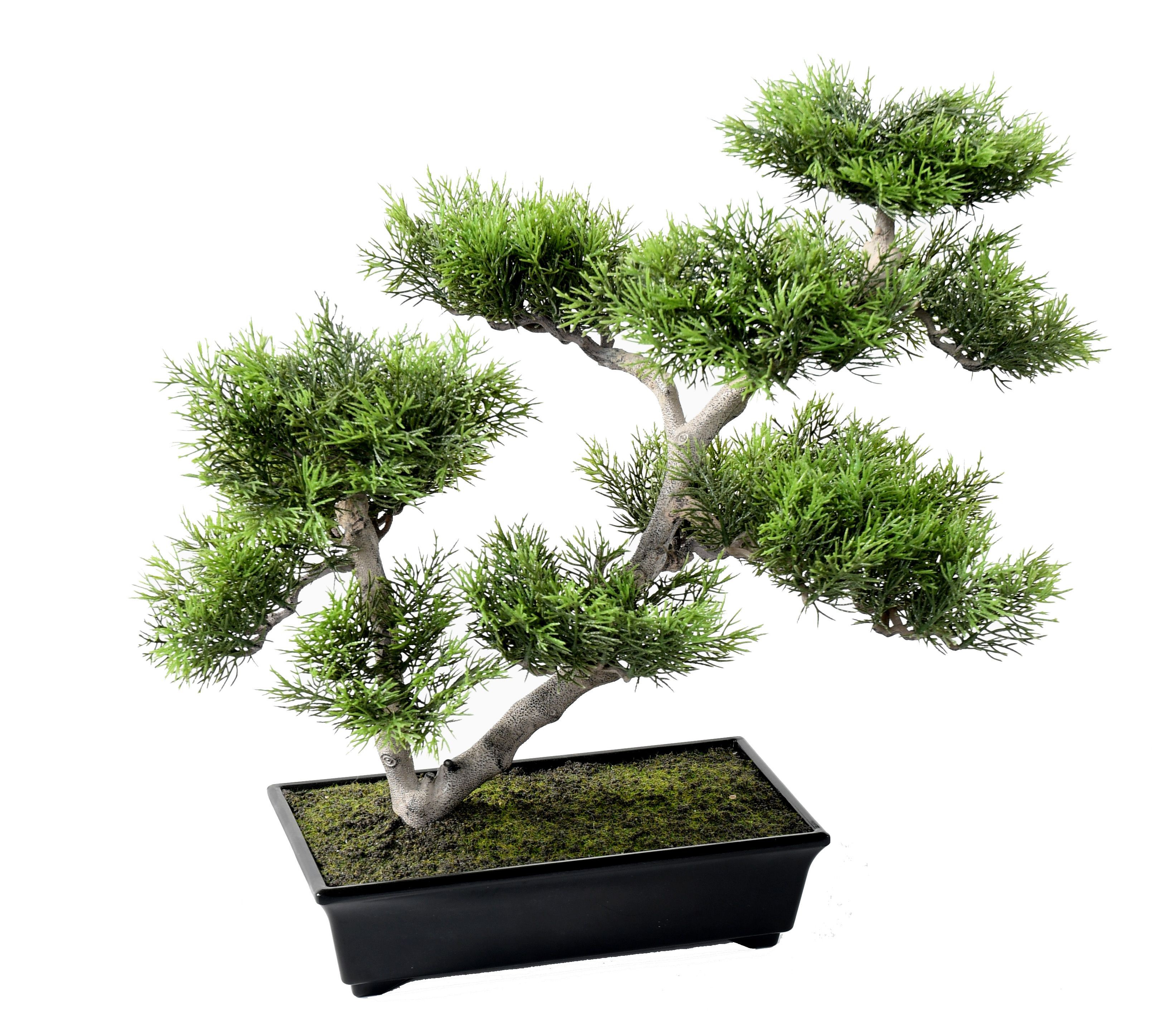 Bonsai artificiel conifere 40 cm - plantes et arbustes d'extérieur