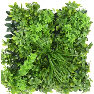 Mur plaque artificiel C 50 x 50 cm sans fleurs