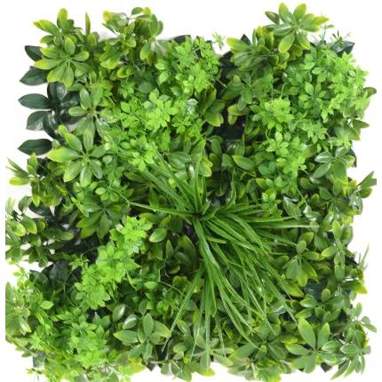 Mur plaque artificiel C 50 x 50 cm sans fleurs